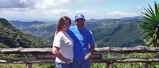 Erin and Fabian at Monteverde Cloud Forest