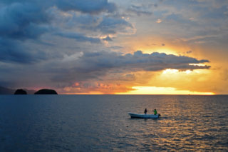 Sunset at Papagayo, Pacific Coast